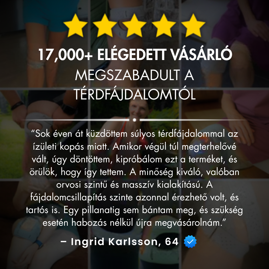 IKEROS™ térdkalács ortézis